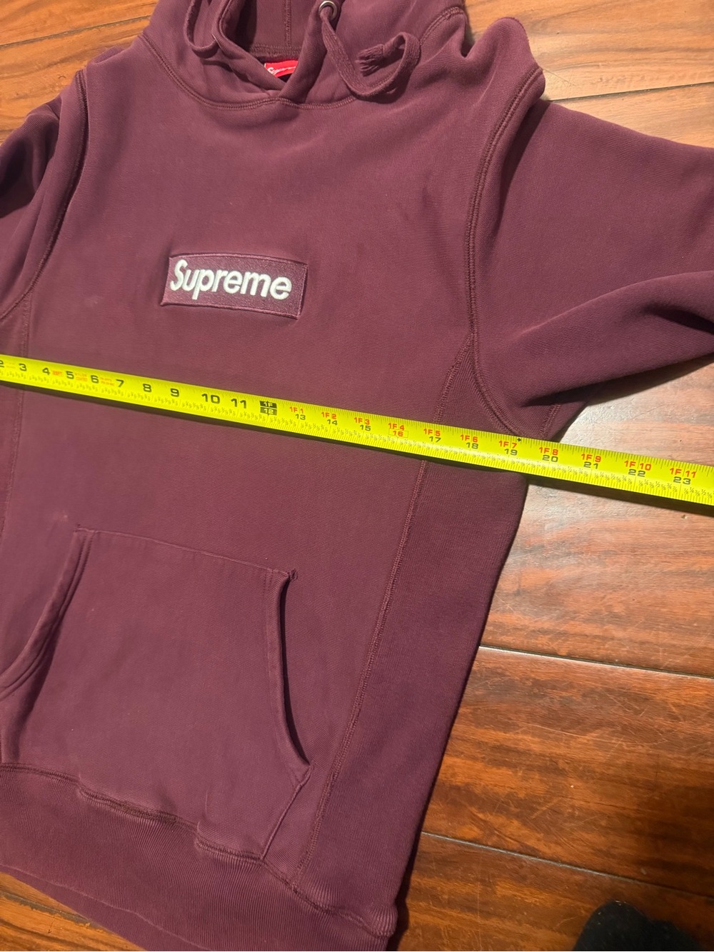 Supreme Plum Box Logo Pullover Hoodie men’s sizes medium read - Picture 5 of 11
